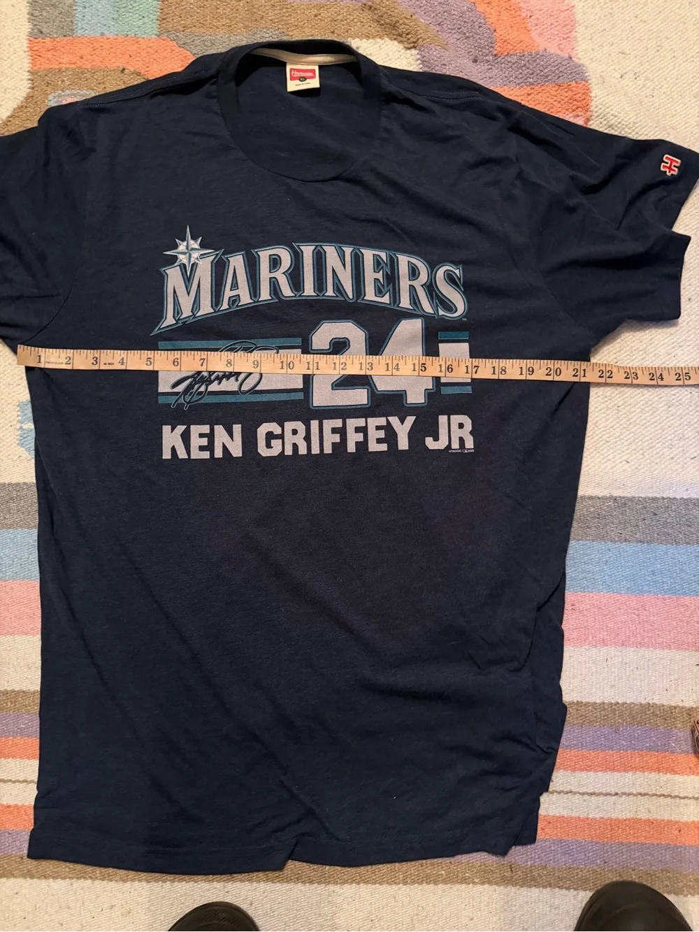 Ken Griffey Jr. Seattle Mariners Homage Remix Jersey Tri-Blend XL T-Shirt - Picture 4 of 5